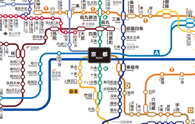 京都　路線図
